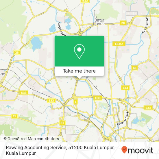 Peta Rawang Accounting Service, 51200 Kuala Lumpur