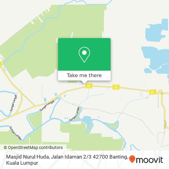 Masjid Nurul Huda, Jalan Idaman 2 / 3 42700 Banting map