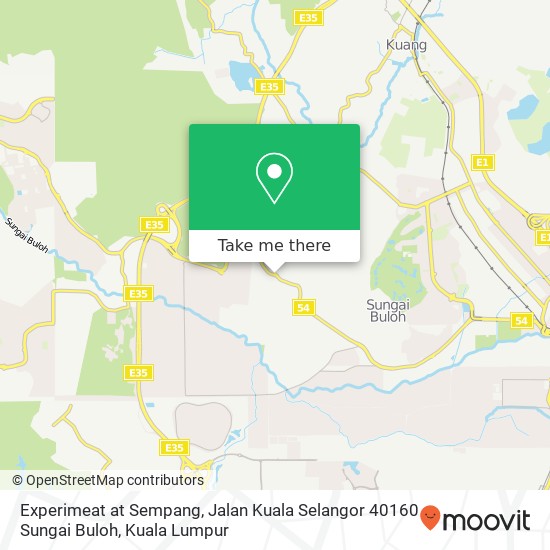 Experimeat at Sempang, Jalan Kuala Selangor 40160 Sungai Buloh map