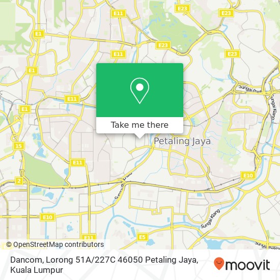 Dancom, Lorong 51A / 227C 46050 Petaling Jaya map