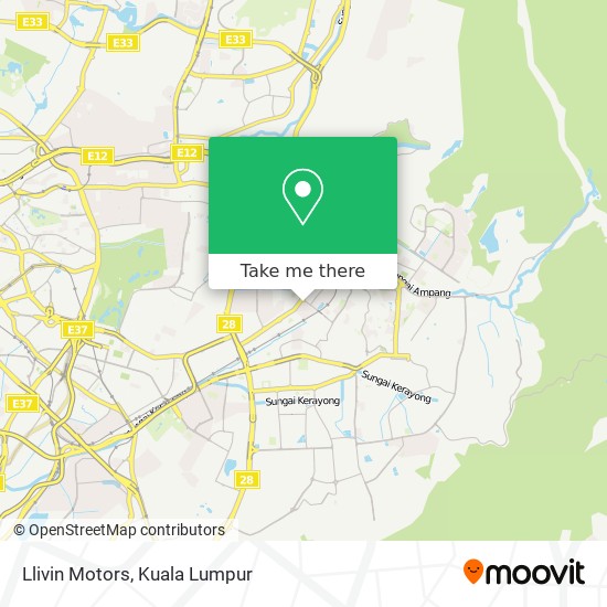 Llivin Motors map