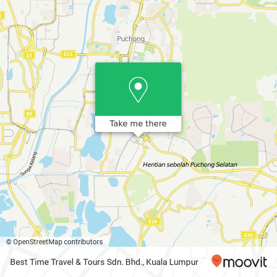 Best Time Travel & Tours Sdn. Bhd. map