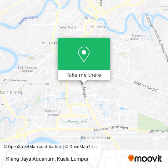 Peta Klang Jaya Aquarium