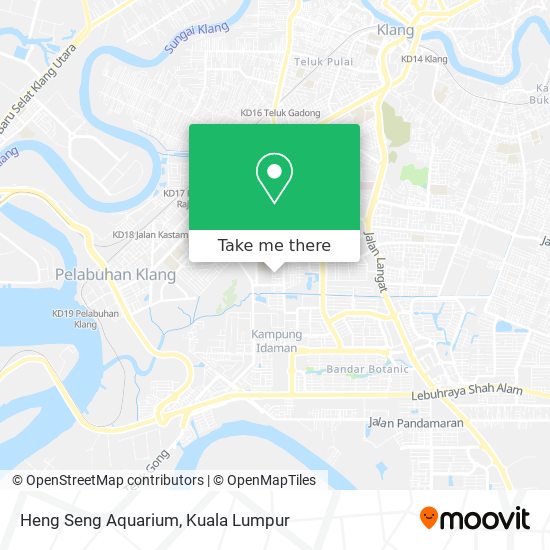 Heng Seng Aquarium map