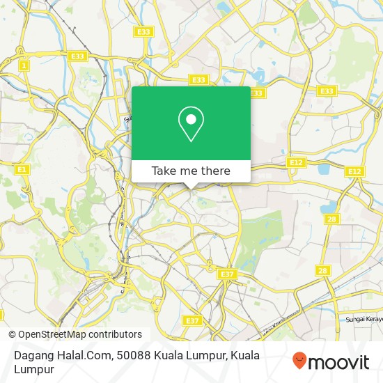 Dagang Halal.Com, 50088 Kuala Lumpur map