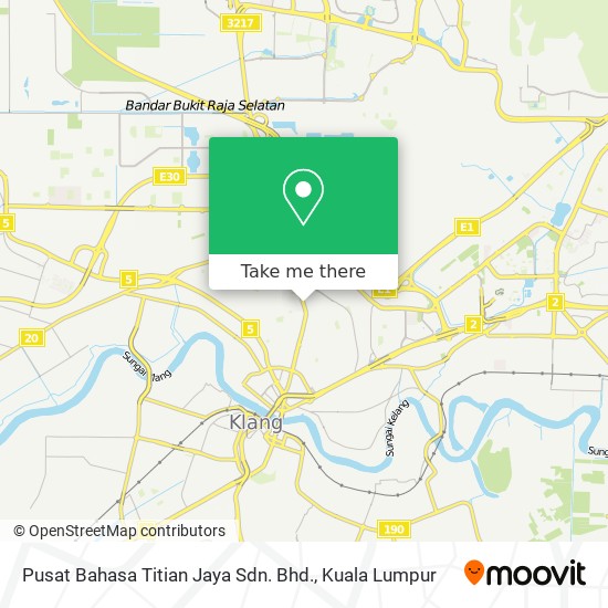 Pusat Bahasa Titian Jaya Sdn. Bhd. map