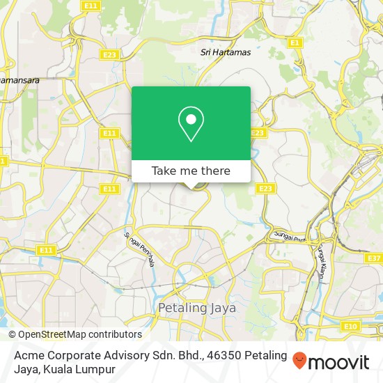 Peta Acme Corporate Advisory Sdn. Bhd., 46350 Petaling Jaya