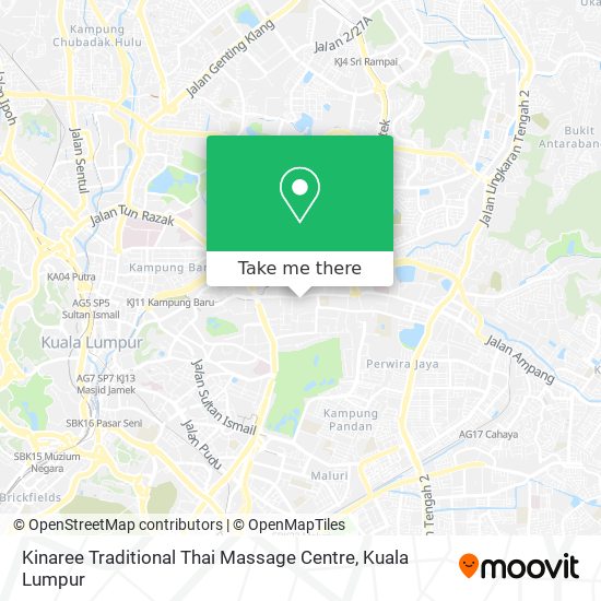 Kinaree Traditional Thai Massage Centre map