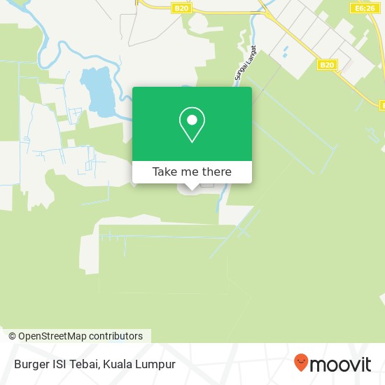 Burger ISI Tebai, 44 Jalan BSE 4 / 33 42700 Banting map