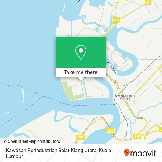 Kawasan Perindustrian Selat Klang Utara map