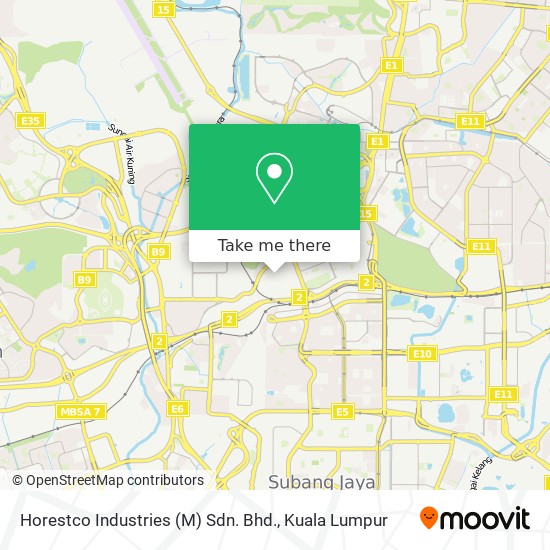 Horestco Industries (M) Sdn. Bhd. map