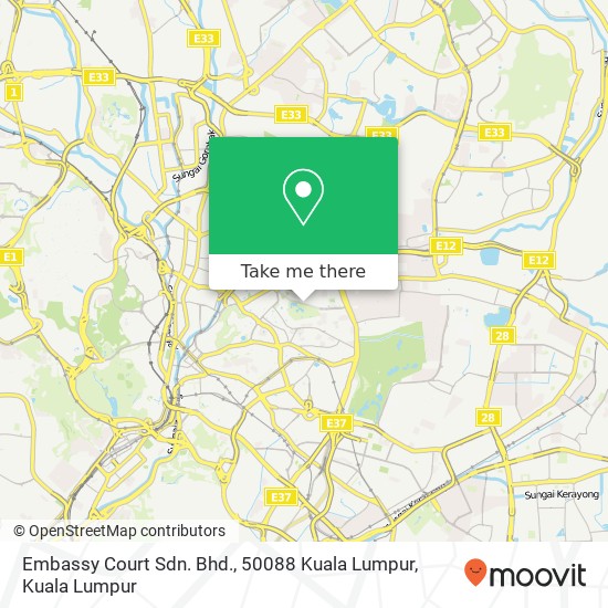 Embassy Court Sdn. Bhd., 50088 Kuala Lumpur map