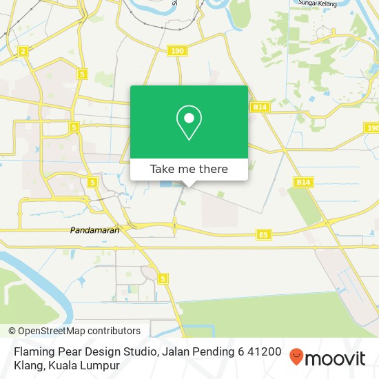 Flaming Pear Design Studio, Jalan Pending 6 41200 Klang map