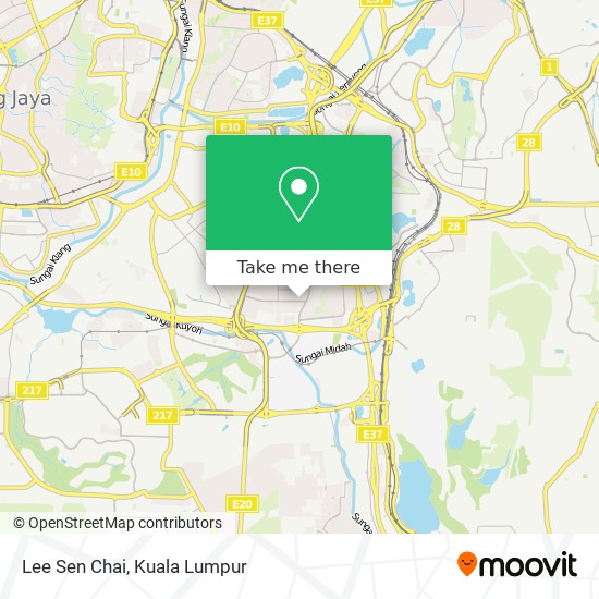 Lee Sen Chai map