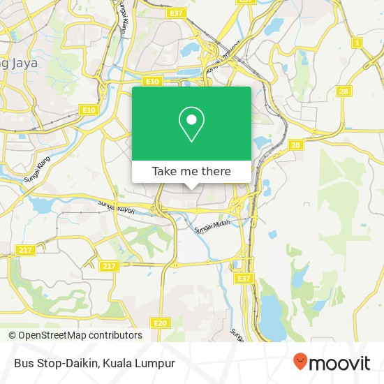Bus Stop-Daikin map