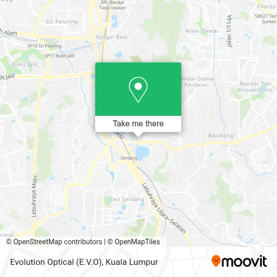Evolution Optical (E.V.O) map