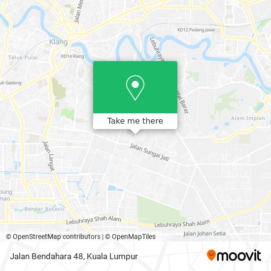 Peta Jalan Bendahara 48