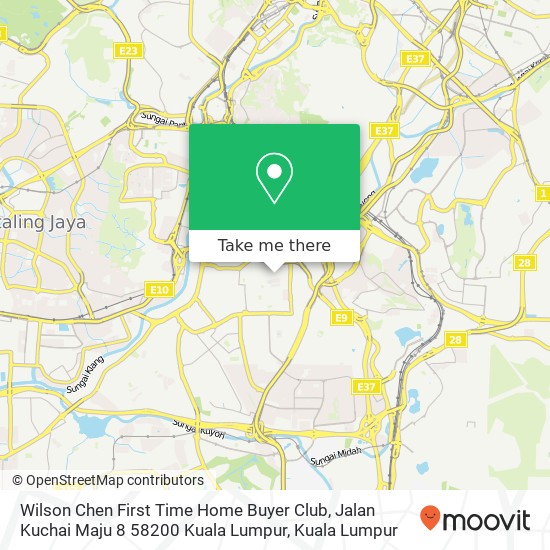 Wilson Chen First Time Home Buyer Club, Jalan Kuchai Maju 8 58200 Kuala Lumpur map