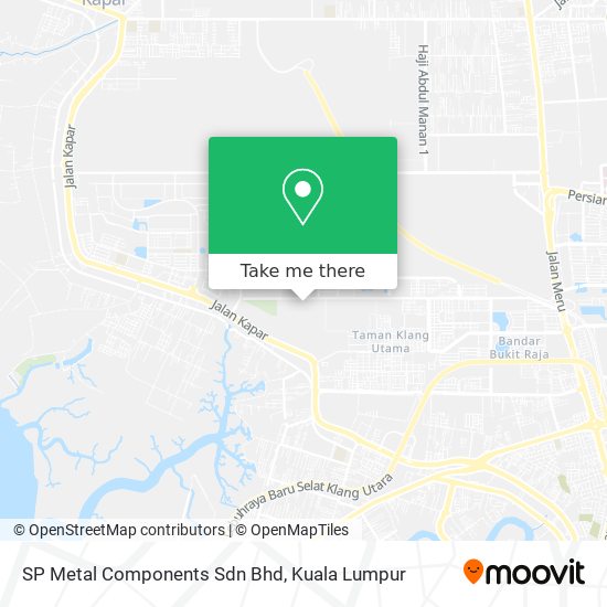 SP Metal Components Sdn Bhd map
