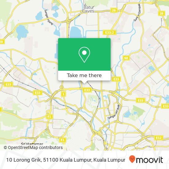 10 Lorong Grik, 51100 Kuala Lumpur map