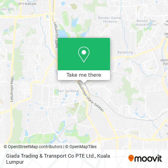 Giada Trading & Transport Co PTE Ltd. map