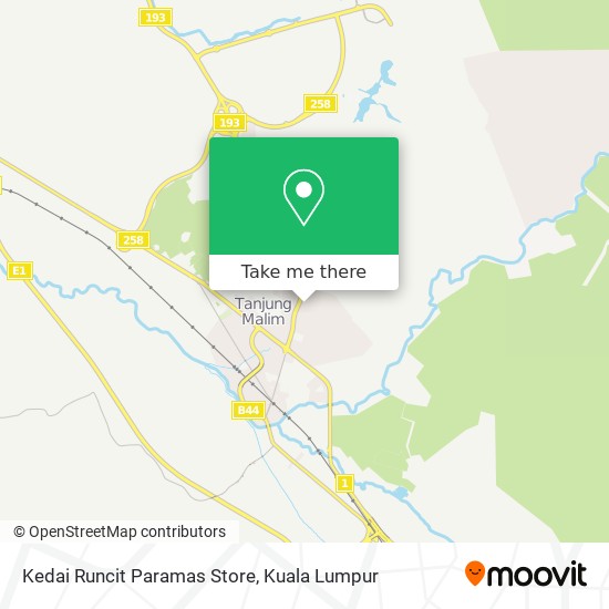 Kedai Runcit Paramas Store map