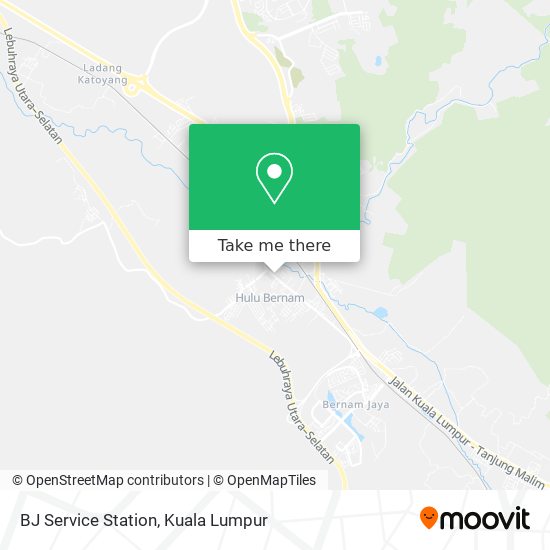BJ Service Station map