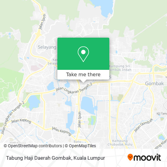 Tabung Haji Daerah Gombak map