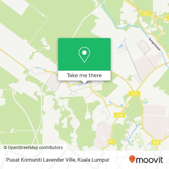 Pusat Komuniti Lavender Ville map