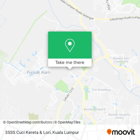 3SSS Cuci Kereta & Lori map