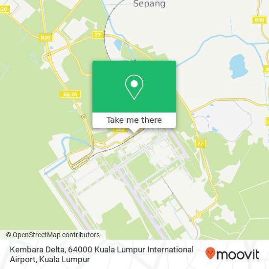 Peta Kembara Delta, 64000 Kuala Lumpur International Airport