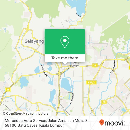 Mercedes Auto Service, Jalan Amaniah Mulia 3 68100 Batu Caves map