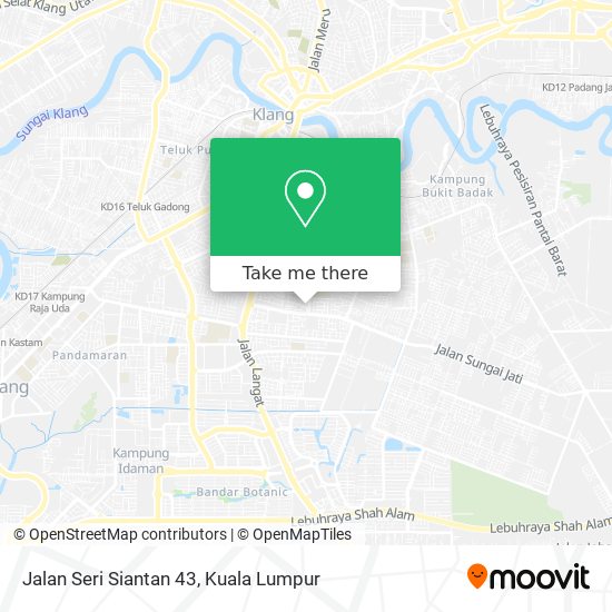 Jalan Seri Siantan 43 map