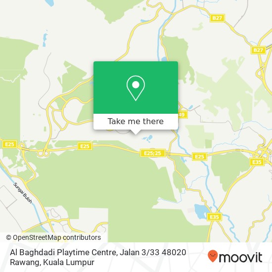 Al Baghdadi Playtime Centre, Jalan 3 / 33 48020 Rawang map