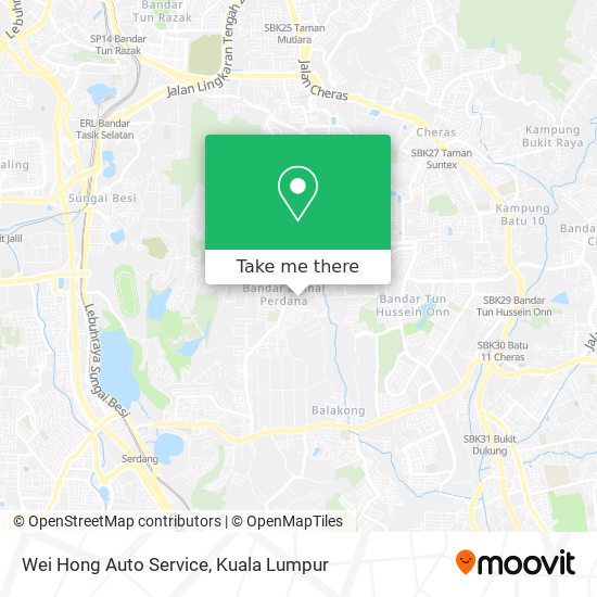 Wei Hong Auto Service map