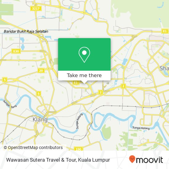 Peta Wawasan Sutera Travel & Tour