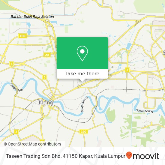 Taseen Trading Sdn Bhd, 41150 Kapar map