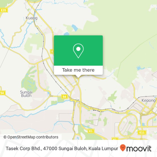 Tasek Corp Bhd., 47000 Sungai Buloh map
