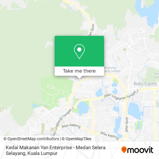 Kedai Makanan Yan Enterprise - Medan Selera Selayang map
