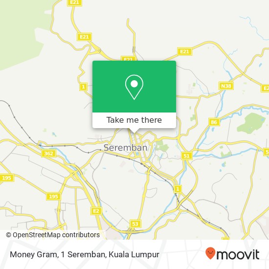 Money Gram, 1 Seremban map