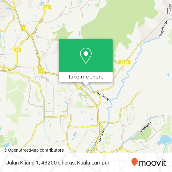 Jalan Kijang 1, 43200 Cheras map