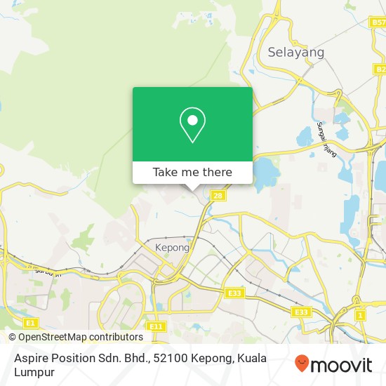 Aspire Position Sdn. Bhd., 52100 Kepong map