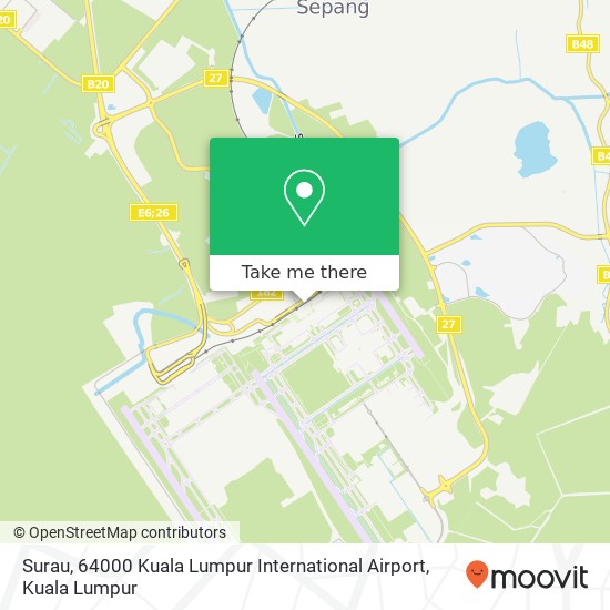 Peta Surau, 64000 Kuala Lumpur International Airport
