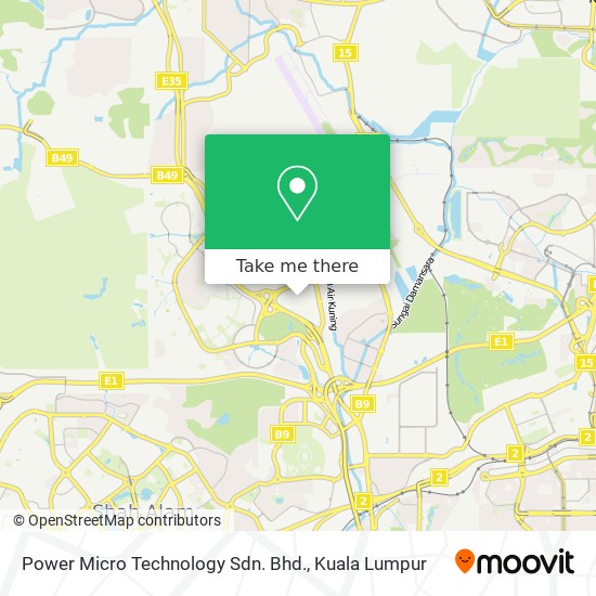 Power Micro Technology Sdn. Bhd. map