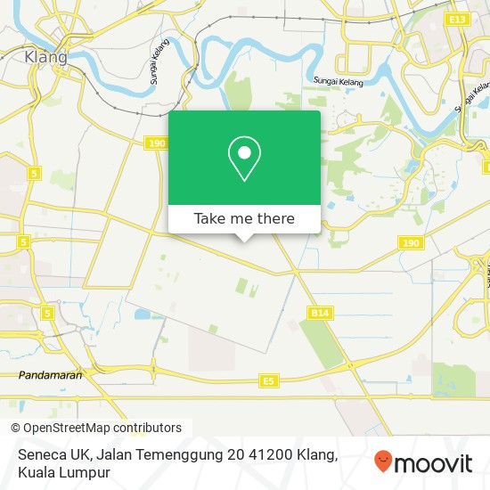 Seneca UK, Jalan Temenggung 20 41200 Klang map