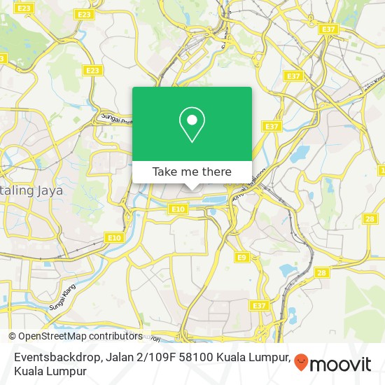 Eventsbackdrop, Jalan 2 / 109F 58100 Kuala Lumpur map