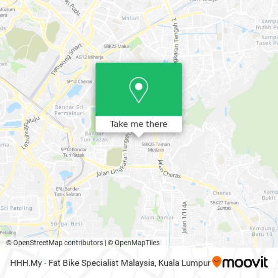 Peta HHH.My - Fat Bike Specialist Malaysia