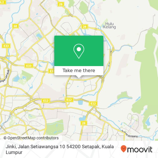 Jinki, Jalan Setiawangsa 10 54200 Setapak map