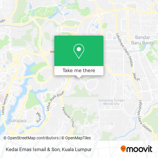 Kedai Emas Ismail & Son map