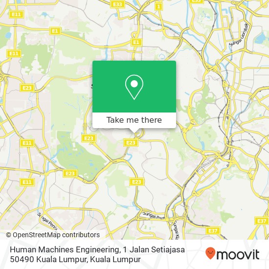 Human Machines Engineering, 1 Jalan Setiajasa 50490 Kuala Lumpur map